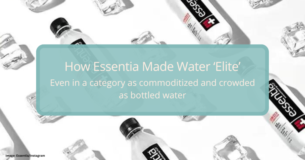 Female Forward essentia water marketing branding
